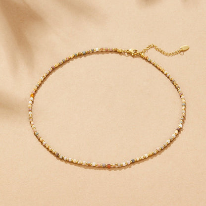 Alashan Stone Bead Necklace