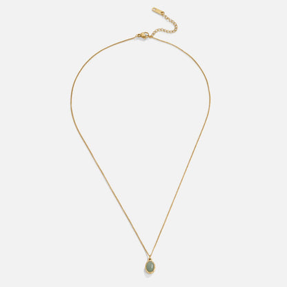 Green Aventurine Pendant Necklace