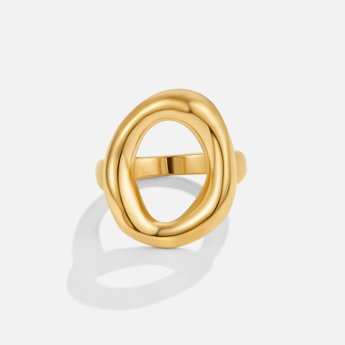 Vina Melted Gold Ring